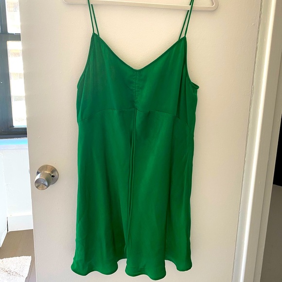Zara Dresses & Skirts - Green Zara Spaghetti Strap Dress